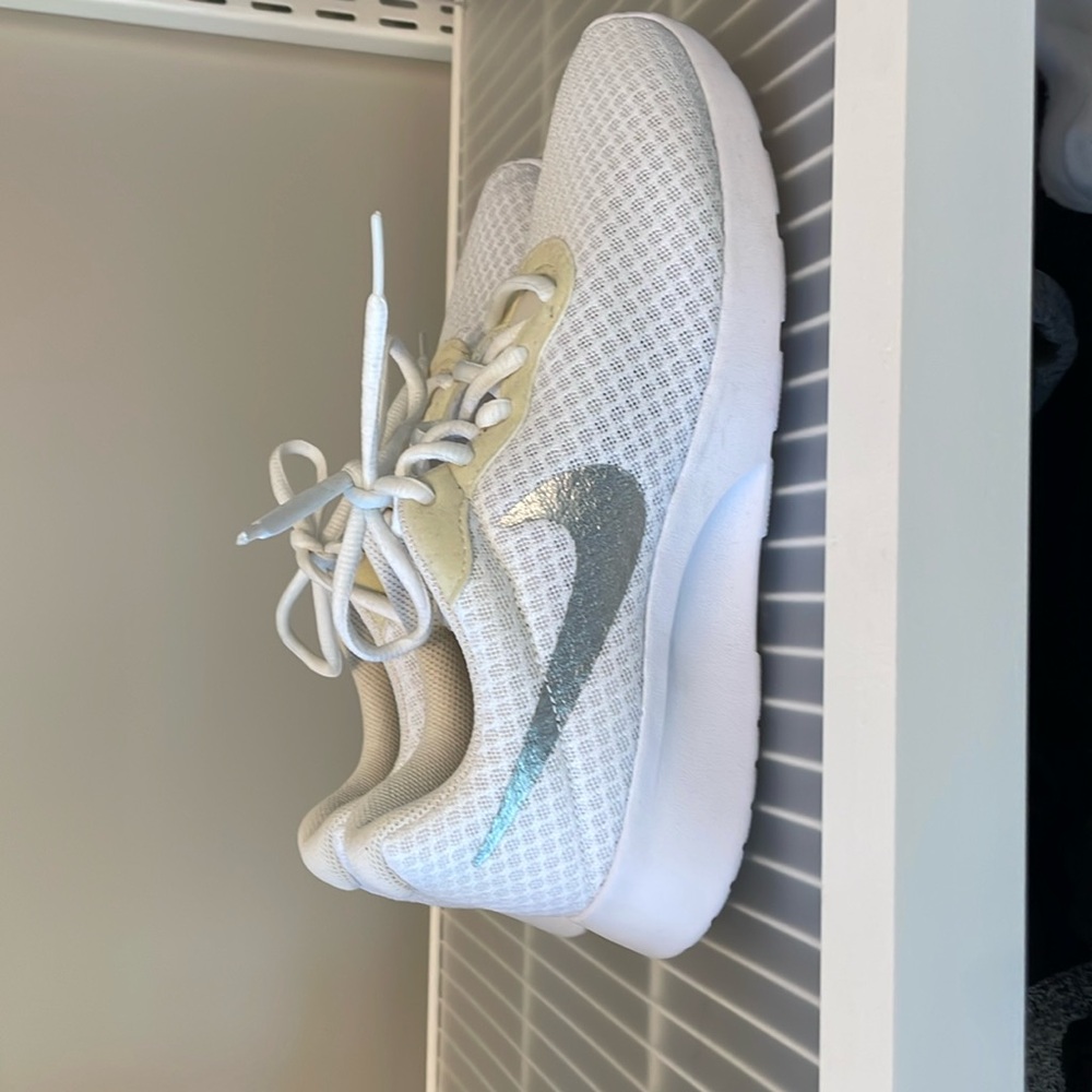 White Nike sneakers